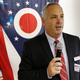 Steve Huffman, Republican candidate for the 80th district , speaks during a rally at Darke County GOP headquarters, Monday, Oct. 13, 2014, in Greenville, Ohio.